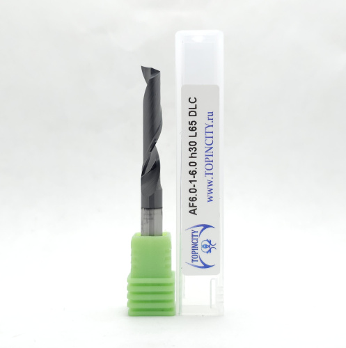 AF6.0-1-6.0h30L65 DLC - Фреза концевая однозубая