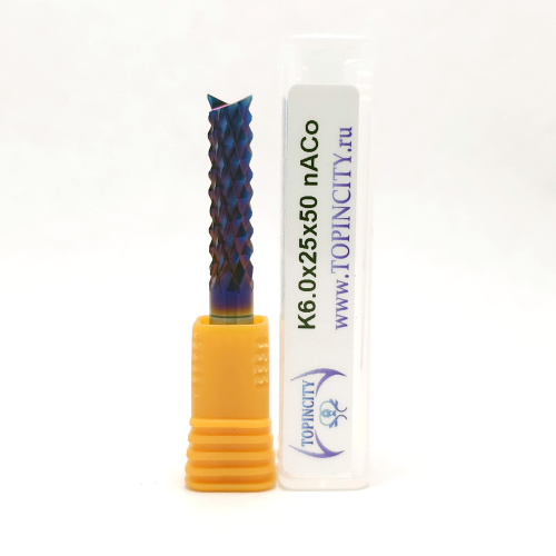 K6.0x25x50 nACo - Фреза концевая рашпильная