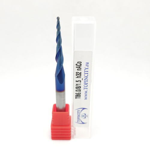 TB6.0/8/1.5_h32 nACo - Конусная фреза сферическая