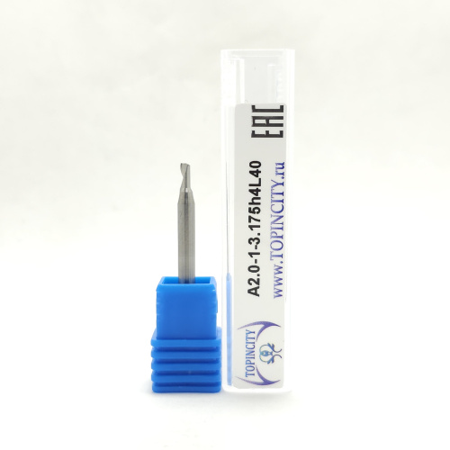 A2.0-1-3.175h4L40 - Фреза концевая однозубая