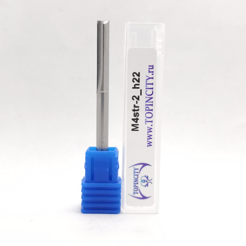 M4str-2_h22 - Фреза концевая с прямыми зубьями