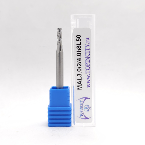 MAL3.0/2/4.0h8L50 - Фреза концевая по цв.металлам (z=2)