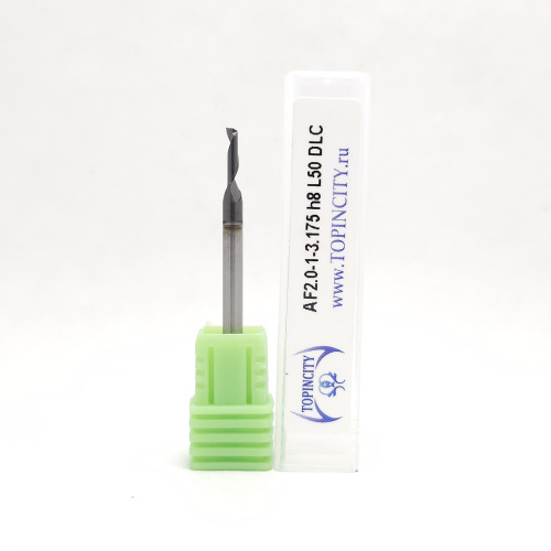 AF2.0-1-3.175h8L50 DLC - Фреза концевая однозубая