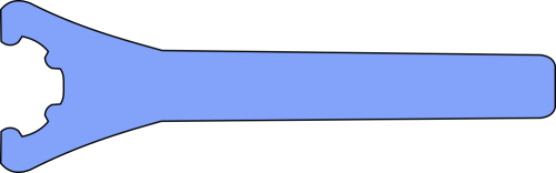 Штырьковый ключ ER25-UM