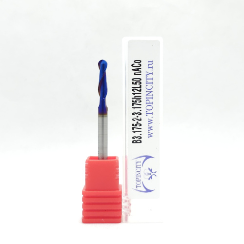 B3.175-2-3.175h12L50 nACo - Сферическая фреза