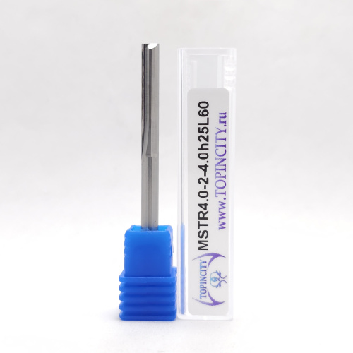 MSTR4.0-2-4.0h25L60 - Фреза концевая с прямыми зубьями