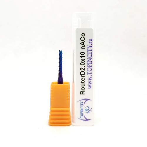 RouterD2.0x10 nACo - Фреза концевая рашпильная