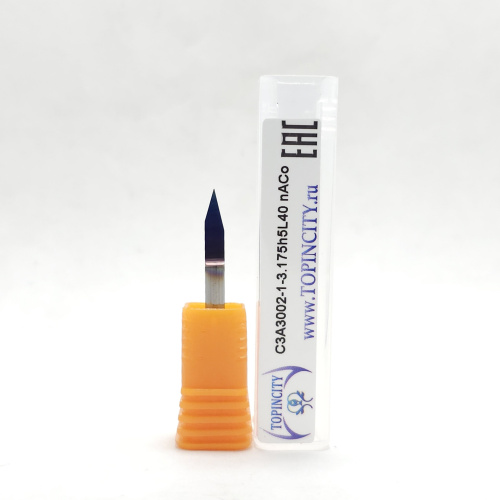 C3A3002-1-3.175h5L40 nACo - Фреза гравировальная одноперьевая (гравер)