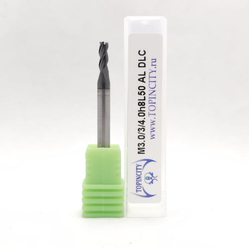 M3.0/3/4.0h8L50 AL DLC - Фреза концевая по цв.металлам (z=3)