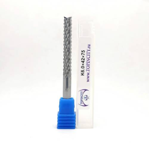 K6.0x42x75 - Фреза концевая рашпильная