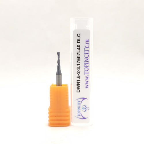 DWN1.5-2-3.175h7L40 DLC - Фреза концевая с прижатием