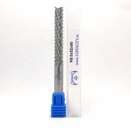 K8.0x52x90 - Фреза концевая рашпильная