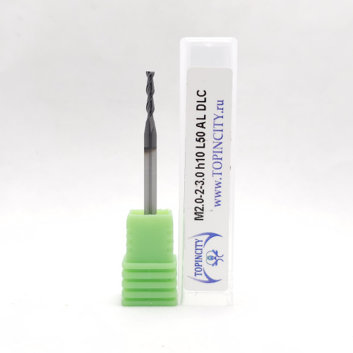 M2.0-2-3.0h10L50 AL DLC - Фреза концевая по цв.металлам (z=2)