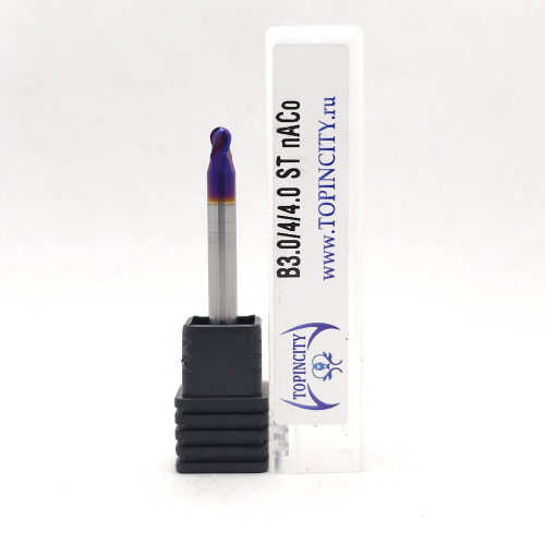 B3.0/4/4.0ST nACo - Сферическая фреза