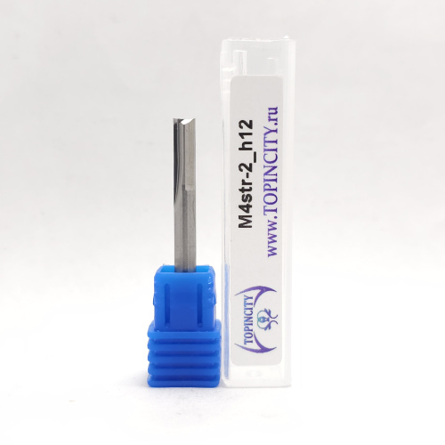 M4str-2_h12 - Фреза концевая с прямыми зубьями