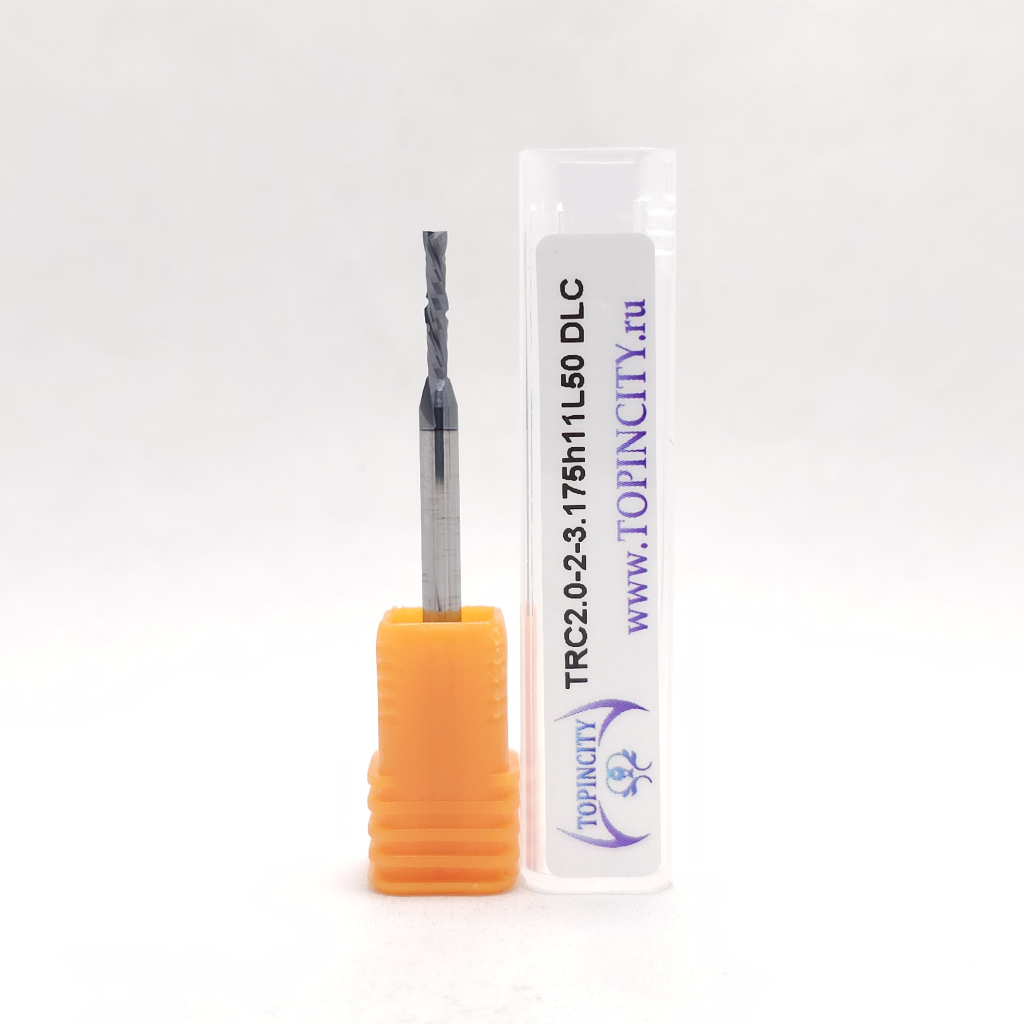 TRC2.0-2-3.175h11L50 DLC - Фреза концевая компрессионная со стружколомом