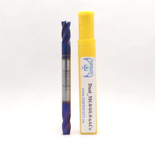 Dual_M6.0/4/6.0 nACo - Фреза концевая двусторонняя