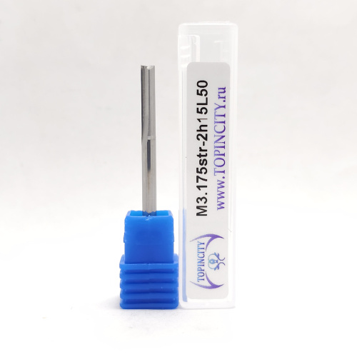 M3.175str-2h15L50 - Фреза концевая с прямыми зубьями