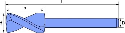 5.6/3.175 - Сверло твердосплавное