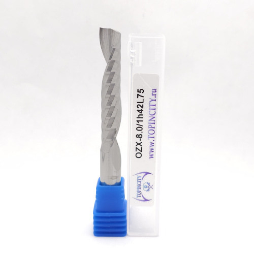 OZX-8.0/1h42L75 - Фреза концевая однозубая