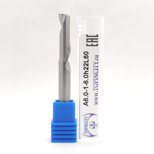 A6.0-1-6.0h22L60 - Фреза концевая однозубая