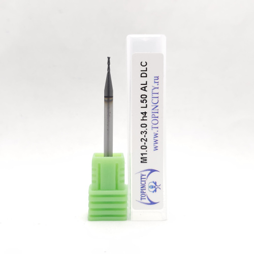 M1.0-2-3.0h4L50 AL DLC - Фреза концевая по цв.металлам (z=2)