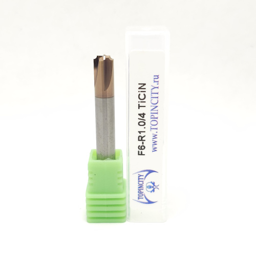 F6-R1.0/4 TiCiN - Фреза концевая для радиусной фаски