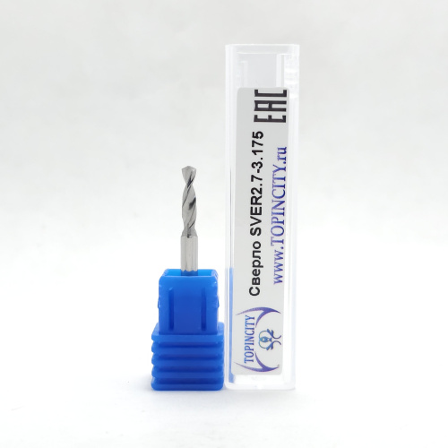 SVER2.7-3.175 - Сверло твердосплавное