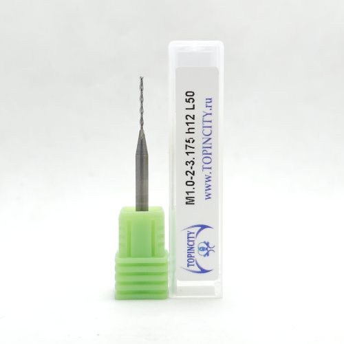 M1.0-2-3.175h12L50 - Фреза концевая
