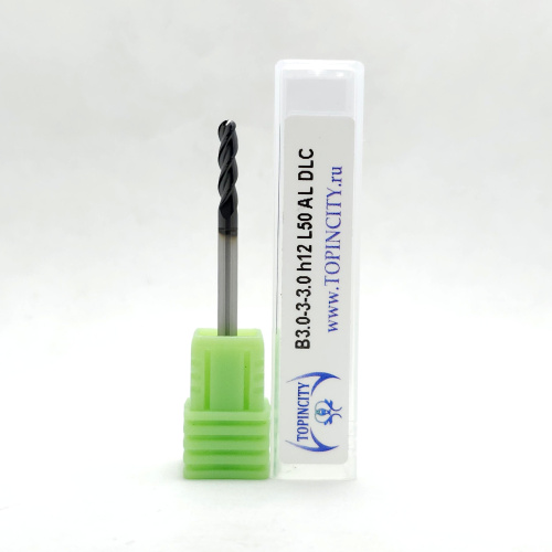 B3.0-3-3.0h12L50 AL DLC - Сферическая фреза по цв.металлам
