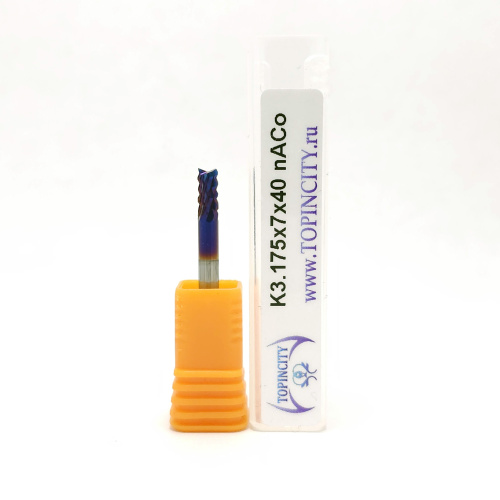 K3.175x7x40 nACo - Фреза концевая рашпильная