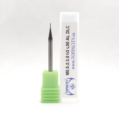 M0.5-2-3.0h3L50 AL DLC - Фреза концевая по цв.металлам (z=2)