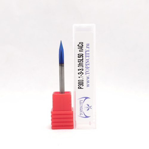 P300.1-3-3.0h5L50 nACo - Фреза гравировальная пирамидка (гравер)