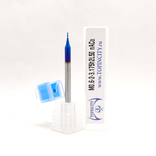 M0.6-2-3.175h2L50 nACo - Фреза концевая