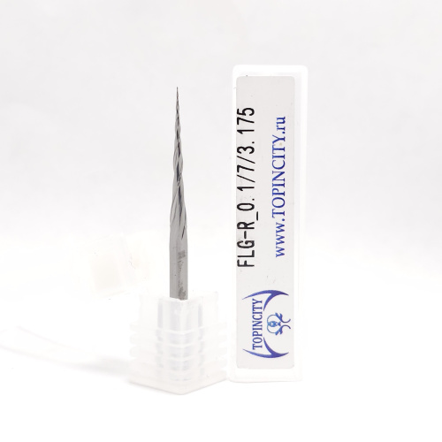 FLG-R0.1-7-3.175 - Конусная фреза сферическая