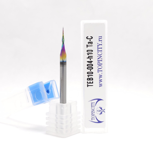 TEB10-004-h10 Ta-C - Конусная фреза сферическая