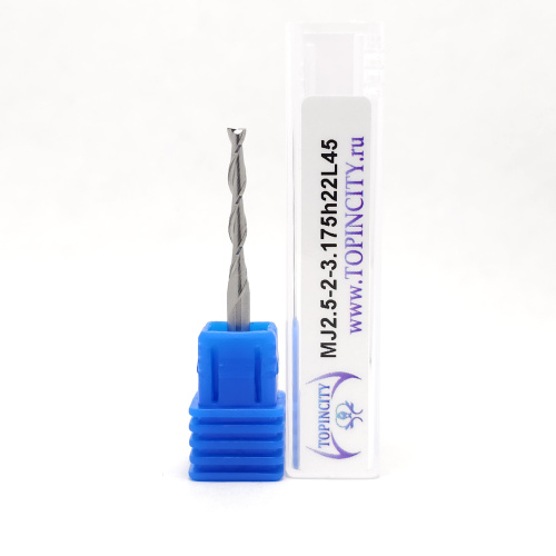 MJ2.5-2-3.175h22L45 - Фреза концевая