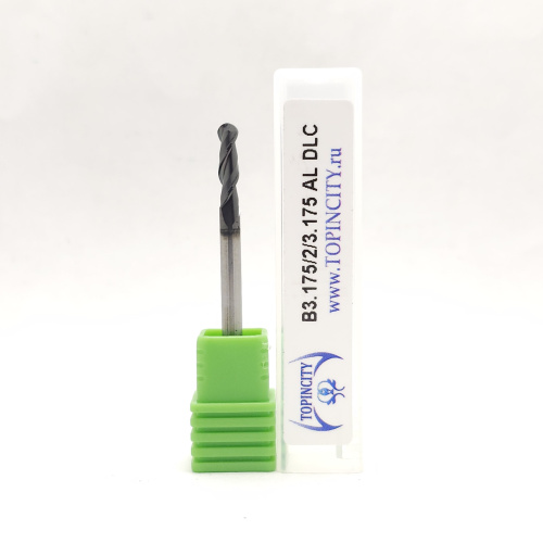 B3.175/2/3.175 AL DLC - Сферическая фреза по цв.металлам