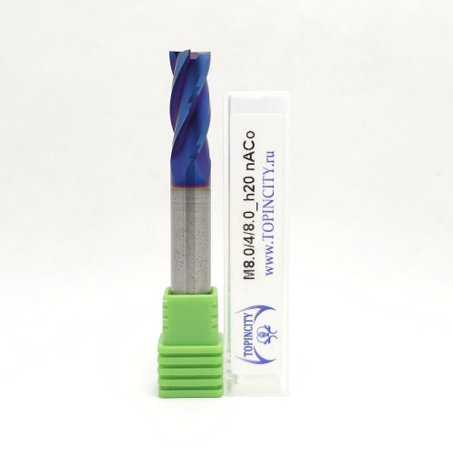 M8.0/4/8.0_h20 nACo - Фреза концевая