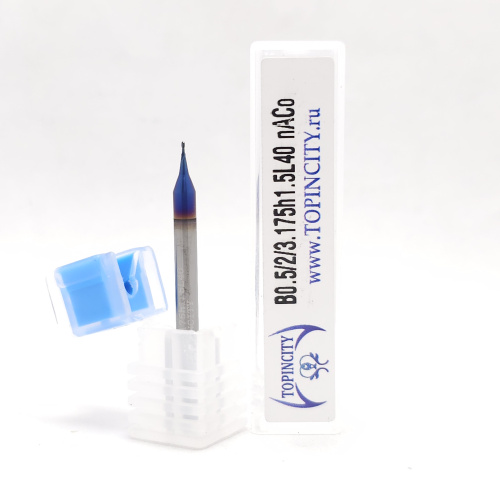 B0.5/2/3.175h1.5L40 nACo - Сферическая фреза