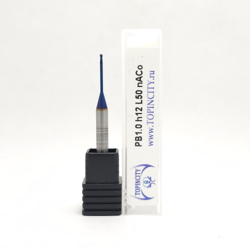 PB1.0h12L50 nACo - Сферическая фреза с шейкой