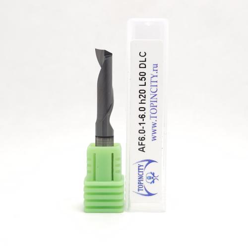 AF6.0-1-6.0h20L50 DLC - Фреза концевая однозубая