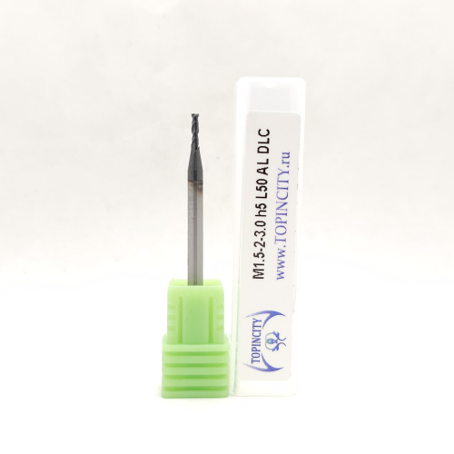 M1.5-2-3.0h5L50 AL DLC - Фреза концевая по цв.металлам (z=2)