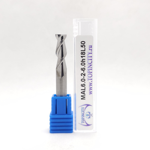 MAL6.0-2-6.0h18L50 - Фреза концевая по цв.металлам (z=2)