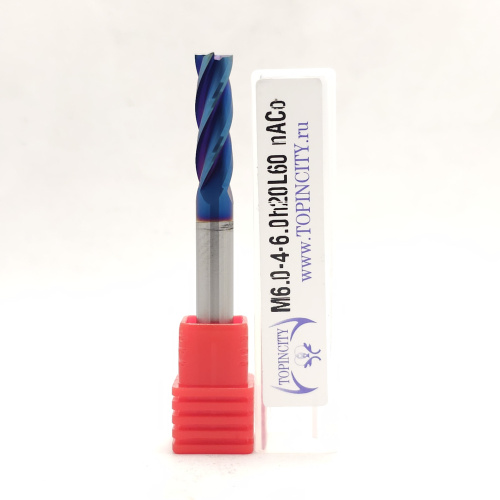 M6.0-4-6.0h20L60 nACo - Фреза концевая