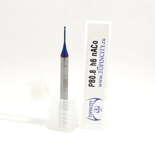 PB0.8h6 nACo - Сферическая фреза с шейкой