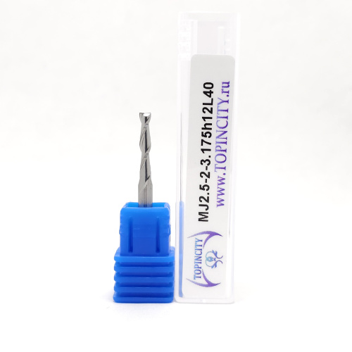 MJ2.5-2-3.175h12L40 - Фреза концевая