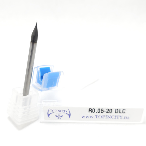R0.05-20 DLC - Конусная фреза сферическая