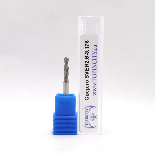 SVER2.6-3.175 - Сверло твердосплавное