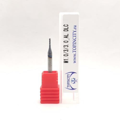 M1.0/3/3.0-s AL DLC - Фреза концевая по цв.металлам (z=3)